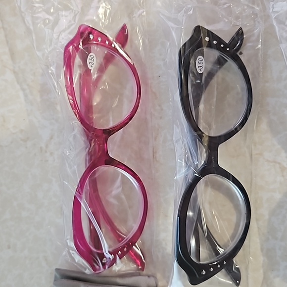 Eyekepper Cat Eye Reading Glasses for Women 5-Pack Oversize Ladies Readers +3.5 - Picture 2 of 5